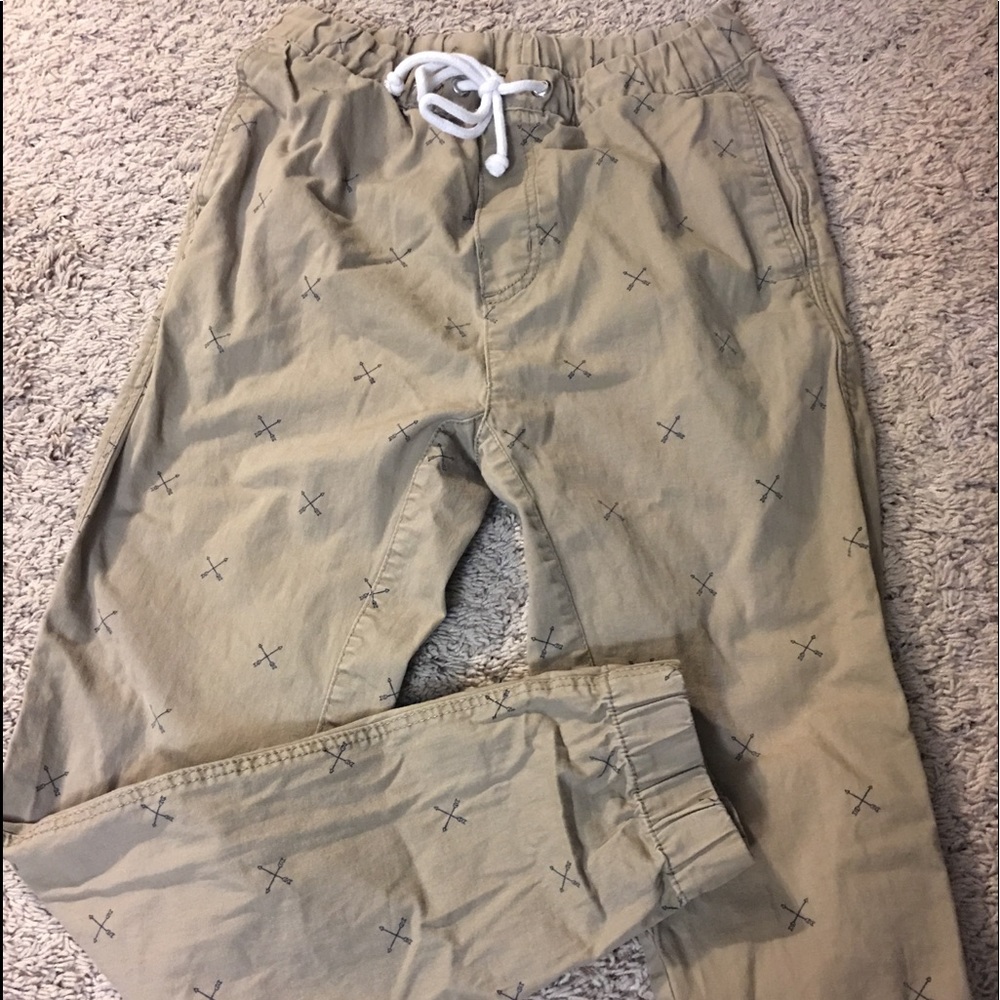 💚 Brown Jogger style drawstring pants for Boys!!